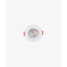 ECO SPOT DE EMBUTIR LED REDONDO ORIENTÁVEL 6500K 3W BIVOLT 7,4X2,5CM POLICARBONATO BRANCO | OPUS LED OPS 33020 ECO SPOT DE EMBUTIR LED REDONDO ORIENTÁVEL 6500K 3W BIVOLT 7,4X2,5CM POLICARBONATO BRANCO | OPUS LED OPS 33020