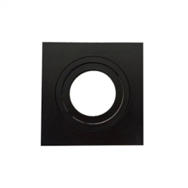 ECO SPOT DE EMBUTIR QUADRADO NOFRAME 1XAR70 17,4X17,4X3CM POLICARBONATO PRETO | OPUS LED OPS 82536 ECO SPOT DE EMBUTIR QUADRADO NOFRAME 1XAR70 17,4X17,4X3CM POLICARBONATO PRETO | OPUS LED OPS 82536