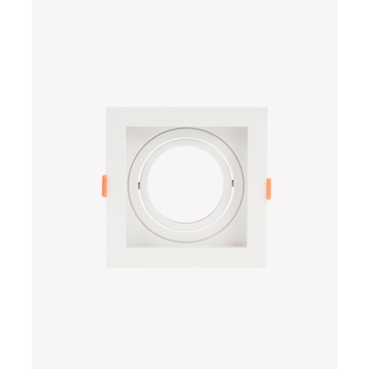 ECO SPOT DE EMBUTIR RECUADO QUADRADO FACHO ORIENTÁVEL AR70 13X13X4,3CM POLICARBONATO BRANCO | OPUS LED ECO 81157 ECO SPOT DE EMBUTIR RECUADO QUADRADO FACHO ORIENTÁVEL AR70 13X13X4,3CM POLICARBONATO BRANCO | OPUS LED ECO 81157