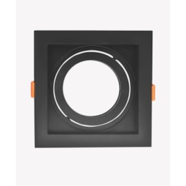 ECO SPOT DE EMBUTIR RECUADO QUADRADO FACHO ORIENTÁVEL PAR30 17X17X4,3CM POLICARBONATO PRETO | OPUS LED OPS 81188 ECO SPOT DE EMBUTIR RECUADO QUADRADO FACHO ORIENTÁVEL PAR30 17X17X4,3CM POLICARBONATO PRETO | OPUS LED OPS 81188