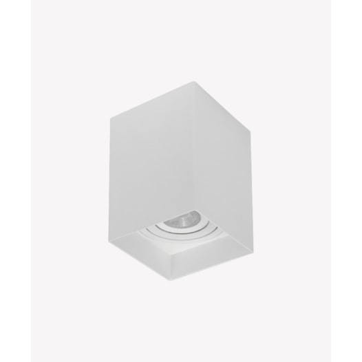 ECO SPOT DE SOBREPOR QUADRADO FACHO DIRECIONÁVEL 1XPAR20 15X11X11CM POLICARBONATO BRANCO| OPUS LED OPS 81553 ECO SPOT DE SOBREPOR QUADRADO FACHO DIRECIONÁVEL 1XPAR20 15X11X11CM POLICARBONATO BRANCO| OPUS LED OPS 81553