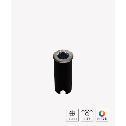 EMBUTIDO DE SOLO 2700K 1,5W 15° BIVOLT 3,9X5,3CM ALUMÍNIO E POLICARBONATO INOX  | OPUS LED OPS 30203 EMBUTIDO DE SOLO 2700K 1,5W 15° BIVOLT 3,9X5,3CM ALUMÍNIO E POLICARBONATO INOX  | OPUS LED OPS 30203