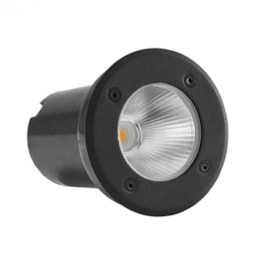 EMBUTIDO DE SOLO CHÃO LED 12° 3000K 10W BIVOLT PRETO | PIX ILUMINAÇÃO 36506707