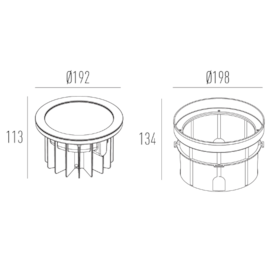 EMBUTIDO DE SOLO CHÃO LED FLAT IN REDONDO ASSIMÉTRICO EXTERNO PRETO TEXTURIZADO IRC>80 35W 2700K | INTERLIGHT 3645-AS-S EMBUTIDO DE SOLO CHÃO LED FLAT IN REDONDO ASSIMÉTRICO EXTERNO PRETO TEXTURIZADO IRC>80 35W 2700K | INTERLIGHT 3645-AS-S