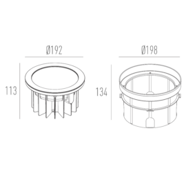 EMBUTIDO DE SOLO CHÃO LED FLAT IN REDONDO COM ANTI-OFUSCANTE PRETO TEXTURIZADO IRC>80 22W 2700K | INTERLIGHT 3693-AB-S EMBUTIDO DE SOLO CHÃO LED FLAT IN REDONDO COM ANTI-OFUSCANTE PRETO TEXTURIZADO IRC>80 22W 2700K | INTERLIGHT 3693-AB-S