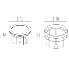 EMBUTIDO DE SOLO CHÃO LED FLAT IN REDONDO COM ANTI-OFUSCANTE PRETO TEXTURIZADO IRC>90 15W 2700K | INTERLIGHT 3691-FE-S EMBUTIDO DE SOLO CHÃO LED FLAT IN REDONDO COM ANTI-OFUSCANTE PRETO TEXTURIZADO IRC>90 15W 2700K | INTERLIGHT 3691-FE-S