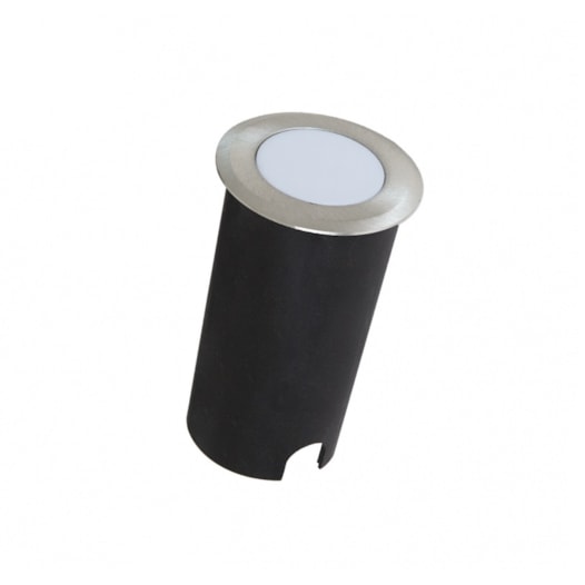 EMBUTIDO DE SOLO CHÃO LED GARDEN REDONDO EXTERNO 2700K 1,8W 12V Ø5X4,8CM METAL PRATA | ROMALUX 10138 EMBUTIDO DE SOLO CHÃO LED GARDEN REDONDO EXTERNO 2700K 1,8W 12V Ø5X4,8CM METAL PRATA | ROMALUX 10138