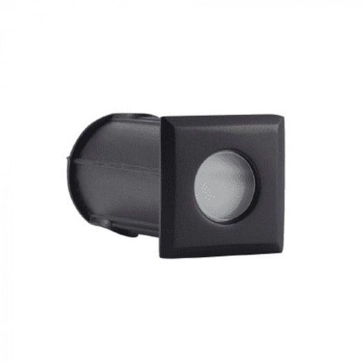 EMBUTIDO DE SOLO CHÃO LED QUADRADO 30° EXTERNO 3000K 1W BIVOLT 4,2X4,2X7,2CM ALUMÍNIO E VIDRO PRETO | PIX ILUMINAÇÃO 365 EMBUTIDO DE SOLO CHÃO LED QUADRADO 30° EXTERNO 3000K 1W BIVOLT 4,2X4,2X7,2CM ALUMÍNIO E VIDRO PRETO | PIX ILUMINAÇÃO 365