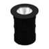 EMBUTIDO DE SOLO LED COB REDONDO EXTERNO 3000K 4W BIVOLT Ø4,8X8,2CM PRETO | GAYA 3362