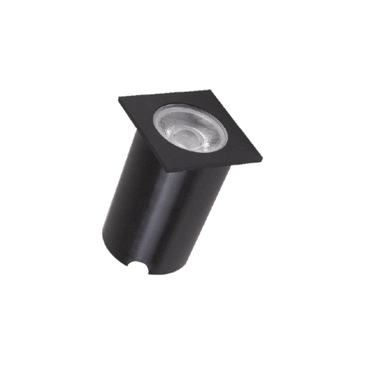 EMBUTIDO DE SOLO QUADRADO PRETO 8W 2700K | ROMALUX 10074 EMBUTIDO DE SOLO QUADRADO PRETO 8W 2700K | ROMALUX 10074