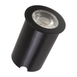 EMBUTIDO DE SOLO REDONDO PRETO 7W 12º 2700K | ROMALUX 10108 EMBUTIDO DE SOLO REDONDO PRETO 7W 12º 2700K | ROMALUX 10108