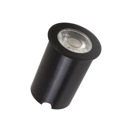 EMBUTIDO DE SOLO REDONDO PRETO 7W 12º 2700K | ROMALUX 10108 EMBUTIDO DE SOLO REDONDO PRETO 7W 12º 2700K | ROMALUX 10108