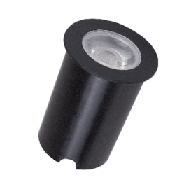 EMBUTIDO DE SOLO REDONDO PRETO 7W 2700K | ROMALUX 10112A EMBUTIDO DE SOLO REDONDO PRETO 7W 2700K | ROMALUX 10112A