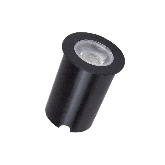 EMBUTIDO DE SOLO REDONDO PRETO 7W 2700K | ROMALUX 10112A EMBUTIDO DE SOLO REDONDO PRETO 7W 2700K | ROMALUX 10112A