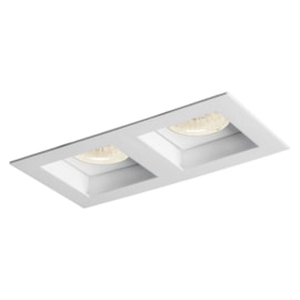 EMBUTIDO FLAT 2X PAR20 LED 11X21X13CM | NEWLINE IN65023 EMBUTIDO FLAT 2X PAR20 LED 11X21X13CM | NEWLINE IN65023