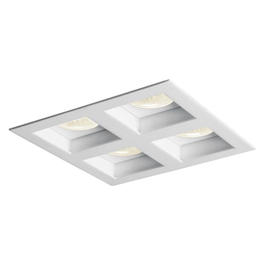 EMBUTIDO FLAT 4X PAR16 LED 17X17X8,5CM | NEWLINE IN65042