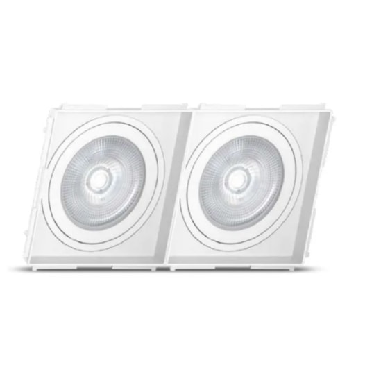 EMBUTIDO NO FRAME 2X AR111 BRANCO | SAVEENERGY SE-330.2096 EMBUTIDO NO FRAME 2X AR111 BRANCO | SAVEENERGY SE-330.2096
