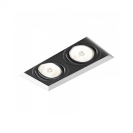 EMBUTIDO NO FRAME II 2X AR111 LED 13,6X28,1X10CM | NEWLINE IN61352 EMBUTIDO NO FRAME II 2X AR111 LED 13,6X28,1X10CM | NEWLINE IN61352