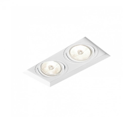 EMBUTIDO NO FRAME II 2X AR111 LED 13,6X28,1X10CM | NEWLINE IN61352