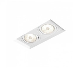 EMBUTIDO NO FRAME II 2X AR70 LED 9,6X19,8X10CM | NEWLINE IN61342 EMBUTIDO NO FRAME II 2X AR70 LED 9,6X19,8X10CM | NEWLINE IN61342