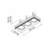 EMBUTIDO NO FRAME II 3X AR111 LED 13,6X42,6X10CM | NEWLINE IN61353