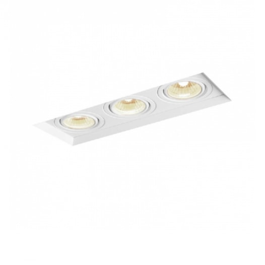EMBUTIDO NO FRAME II 3X AR111 LED 13,6X42,6X10CM | NEWLINE IN61353 EMBUTIDO NO FRAME II 3X AR111 LED 13,6X42,6X10CM | NEWLINE IN61353
