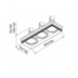 EMBUTIDO NO FRAME II 3X AR70 LED 9,6X30,3X10CM | NEWLINE IN61343 EMBUTIDO NO FRAME II 3X AR70 LED 9,6X30,3X10CM | NEWLINE IN61343
