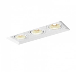 EMBUTIDO NO FRAME II 3X PAR16 LED 9,6X30,3X9CM | NEWLINE IN60323 EMBUTIDO NO FRAME II 3X PAR16 LED 9,6X30,3X9CM | NEWLINE IN60323