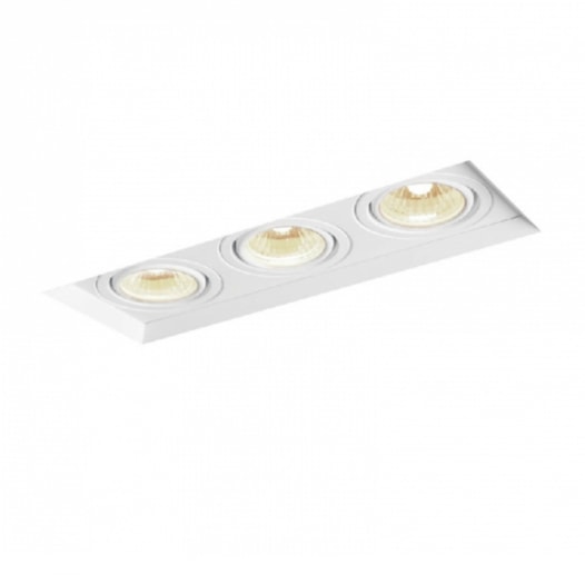 EMBUTIDO NO FRAME II 3X PAR16 LED 9,6X30,3X9CM | NEWLINE IN60323 EMBUTIDO NO FRAME II 3X PAR16 LED 9,6X30,3X9CM | NEWLINE IN60323