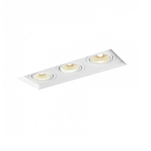 EMBUTIDO NO FRAME II 3X PAR20 LED 9,6X30,3X13CM | NEWLINE IN60333 EMBUTIDO NO FRAME II 3X PAR20 LED 9,6X30,3X13CM | NEWLINE IN60333