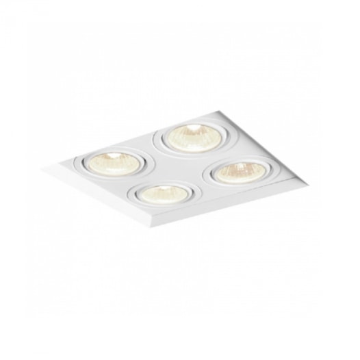 EMBUTIDO NO FRAME II 4X AR111 LED 28,1X28,1X10CM | NEWLINE IN61354