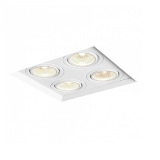 EMBUTIDO NO FRAME II 4X PAR20 LED 19,8X19,8X13CM | NEWLINE IN60334