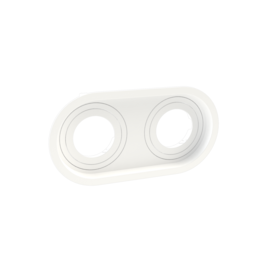 EMBUTIDO ORBIT MR16 DUPLO RECUADO BRANCO | MOON 1061475 EMBUTIDO ORBIT MR16 DUPLO RECUADO BRANCO | MOON 1061475