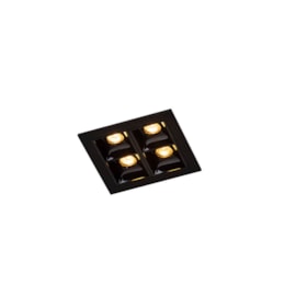 EMBUTIDO PIXEL LED 4 FOCOS 36º 8W 2700K 700MA 75X70X40MM SEM DRIVER | NEWLINE EM03034LED27SD