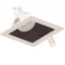 EMBUTIDO QUADRADO ANGULAR 36° DICRÓICA BORDA BRANCO RECUO PRETO 107x100MM | SAVEENERGY SE-330.1583
