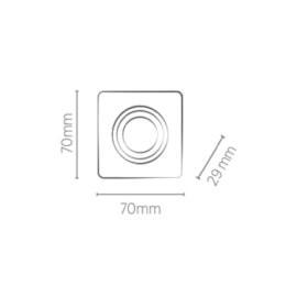 EMBUTIDO QUADRADO NO FRAME MR11 | SAVEENERGY SE-330.2033