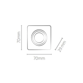 EMBUTIDO QUADRADO NO FRAME MR11 | SAVEENERGY SE-330.2033 EMBUTIDO QUADRADO NO FRAME MR11 | SAVEENERGY SE-330.2033