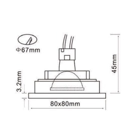 EMBUTIDO QUADRADO ORIENTÁVEL ALUMÍNIO BRANCO MICROTEXTURIZADO MIOLO PRETO SISTEMA CLICK MINI DICROICA 35W | NOVA HOME 6002 EMBUTIDO QUADRADO ORIENTÁVEL ALUMÍNIO BRANCO MICROTEXTURIZADO MIOLO PRETO SISTEMA CLICK MINI DICROICA 35W | NOVA HOME 6002