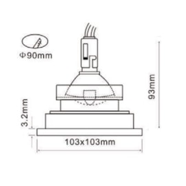 EMBUTIDO QUADRADO ORIENTÁVEL RECUADO ALUMÍNIO BRANCO MICROTEXTURIZADO MIOLO PRETO SISTEMA CLICK AR70 50W | NOVA HOME 6010 EMBUTIDO QUADRADO ORIENTÁVEL RECUADO ALUMÍNIO BRANCO MICROTEXTURIZADO MIOLO PRETO SISTEMA CLICK AR70 50W | NOVA HOME 6010