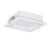 EMBUTIDO QUADRADO PETRA 17W 19,5X19,5X6,4CM BRANCO | MISTERLED SLED1120