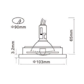 EMBUTIDO REDONDO ORIENTÁVEL ALUMÍNIO BRANCO MICROTEXTURIZADO MIOLO BRANCO SISTEMA CLICK AR70 50W | NOVA HOME 6509 EMBUTIDO REDONDO ORIENTÁVEL ALUMÍNIO BRANCO MICROTEXTURIZADO MIOLO BRANCO SISTEMA CLICK AR70 50W | NOVA HOME 6509
