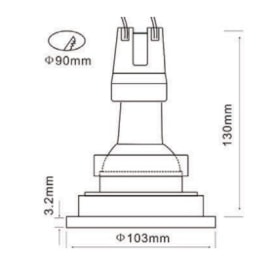 EMBUTIDO REDONDO ORIENTÁVEL RECUADO ALUMÍNIO BRANCO MICROTEXTURIZADO MIOLO PRETO SISTEMA CLICK PAR20 50W | NOVA HOME 6507 EMBUTIDO REDONDO ORIENTÁVEL RECUADO ALUMÍNIO BRANCO MICROTEXTURIZADO MIOLO PRETO SISTEMA CLICK PAR20 50W | NOVA HOME 6507