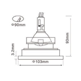 EMBUTIDO REDONDO ORIENTÁVEL RECUADO BRANCO MICROTEXTURIZADO MIOLO BRANCO SISTEMA CLICK AR70 50W | NOVA HOME 6511 EMBUTIDO REDONDO ORIENTÁVEL RECUADO BRANCO MICROTEXTURIZADO MIOLO BRANCO SISTEMA CLICK AR70 50W | NOVA HOME 6511
