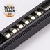 EMBUTIDO TOUCH TRACK LED 3000K 6W 114MM ALUMÍNIO | +LUZ EMB-145/6.30