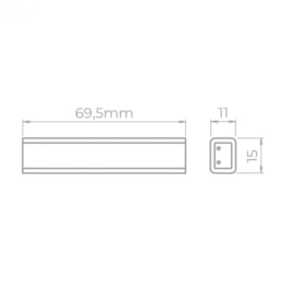 EMENDA P/ FITA LED SINGLE LINE 5W/M | STELLA STH7876 EMENDA P/ FITA LED SINGLE LINE 5W/M | STELLA STH7876