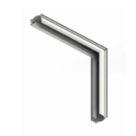 EMENDA TETO/TETO P/ PERFIL LED 11W/M 12V 11X11CM ALUMÍNIO BRANCO | MISTERLED SLED9011 CTP EMENDA TETO/TETO P/ PERFIL LED 11W/M 12V 11X11CM ALUMÍNIO BRANCO | MISTERLED SLED9011 CTP