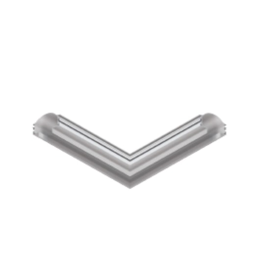 EMENDA TETO/TETO P/ PERFIL LED NO FRAME 2X 18W/M 12V 30X30CM ALUMÍNIO BRANCO | MISTERLED SLED9048 S80 CTT EMENDA TETO/TETO P/ PERFIL LED NO FRAME 2X 18W/M 12V 30X30CM ALUMÍNIO BRANCO | MISTERLED SLED9048 S80 CTT