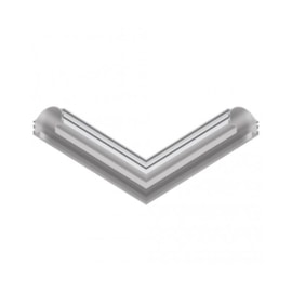 EMENDA TETO/TETO P/ PERFIL LED NO FRAME 2X20W/M 12V ALUMÍNIO BRANCO | MISTERLED SLED9008INF S40 CTT