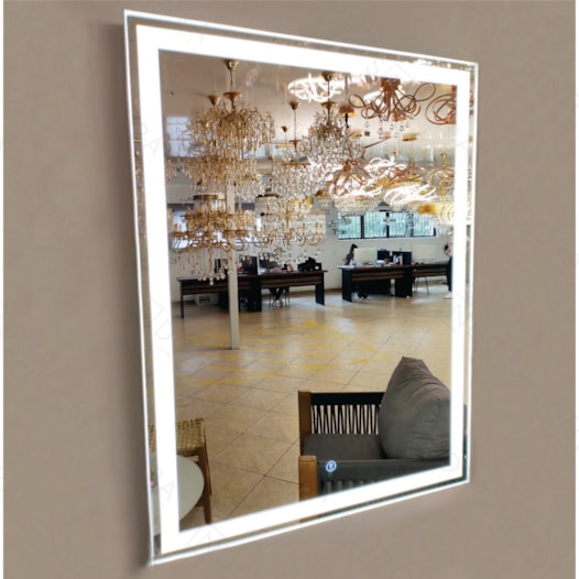 ESPELHO COM LED DIMERIZÁVEL60x80CM 32W 4000K 3200LM BIVOLT IP67, METAL+VIDRO BRANCO | SINDORA DCB00613 ESPELHO COM LED DIMERIZÁVEL60x80CM 32W 4000K 3200LM BIVOLT IP67, METAL+VIDRO BRANCO | SINDORA DCB00613