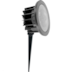 ESPETO DE JARDIM LED FLAT COM ANTI-OFUSCANTE EXTERNO PRETO TEXTURIZADO IRC>80 8W 2700K | INTERLIGHT 3030-AB-S